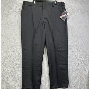 Elbeco Uniform Pants Mens 52R TexTrop2 Black Tactical Work Flat Front E320RN NEW